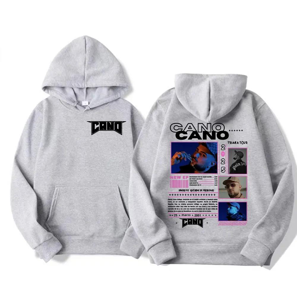 

Rapper Cano Triana Tour Album 2025 Printed Hoodies Men Women Harajuku Hip Hop Punk Street Sweatshirt Fleece Long Sleeve Pullover 3XL