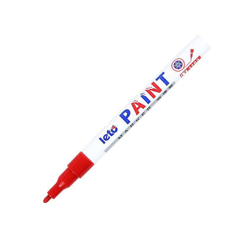 Non-Fading Oil-Based Waterproof Paint Pen for Graffiti, Tire, Glass & Rust-Proof Touch-Ups