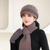 Autumn and Winter Women Wool Knitted Hat Winter Fashionable and Fashionable Thick Warm Wool Hat Rabbit Hair