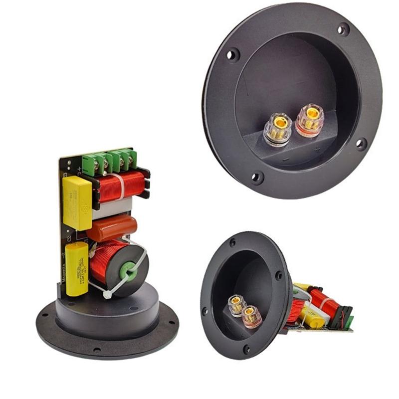 Professional Grade Speaker Crossover with Double Filtering Magenta 2 Crossover 3.3uF/3uF 2 Speaker Crossover for DIY