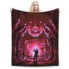 Hellraiser Pinhead Lament Soft Blanket Girls Boys Plush Bedding Throws Funny Couch Chair Flannel Bedspread Sofa Bed Cover
