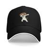 Dabbing Beagle Funny Beagle Dog Cap Fashion Casual Baseball Caps Adjustable Hat Hip Hop Summer Unisex Baseball Hats Customizable