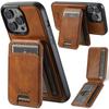 SUTENI Compatible Wireless Charging Phone Case Card Holder Leather Magnetic Wallet for IPhone 12 13 14 15 16 Plus 17 ProMax