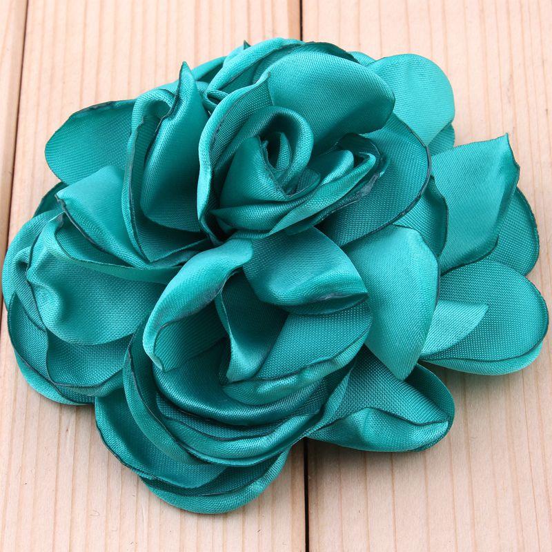 5pcs/lot 8CM 20 Colors Newborn Vintage Soft Artificial Fabric Flowers Bouquet For Wedding Bride Garland Home Flores Cloth Hat