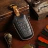 Crazy Horse Leather Remote Car Key Cover 4/5 Buttons Leather Car Key Holder Case Auto Accessories