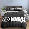 "Linkin Park logo text." Bedding sets Duvet cover sets Duvet covers Pillowcases(1 * Duvet Cover 2 * Pillowcases without duvet insert)