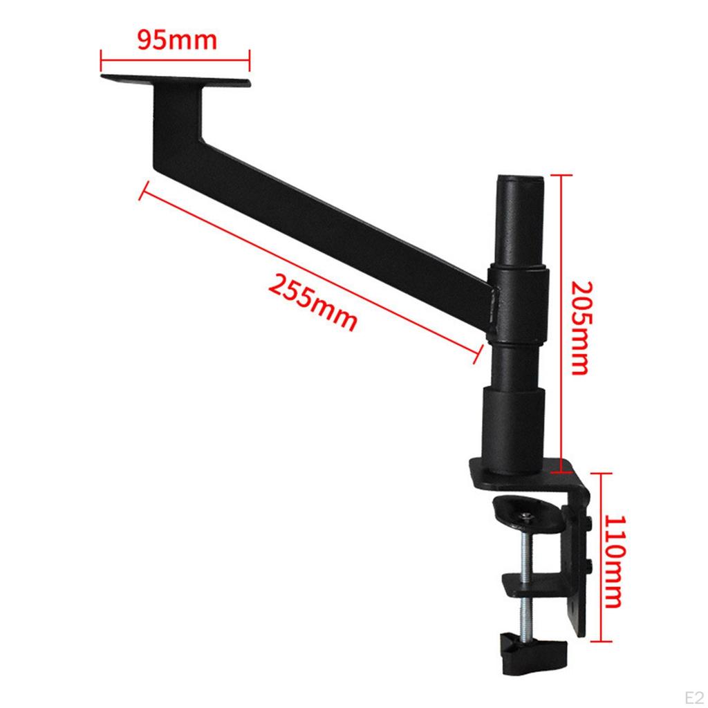 Desk Cat Bed Rack Rotating Table Clamp Accessories Easy to Install Desktop Attachment Adjustable