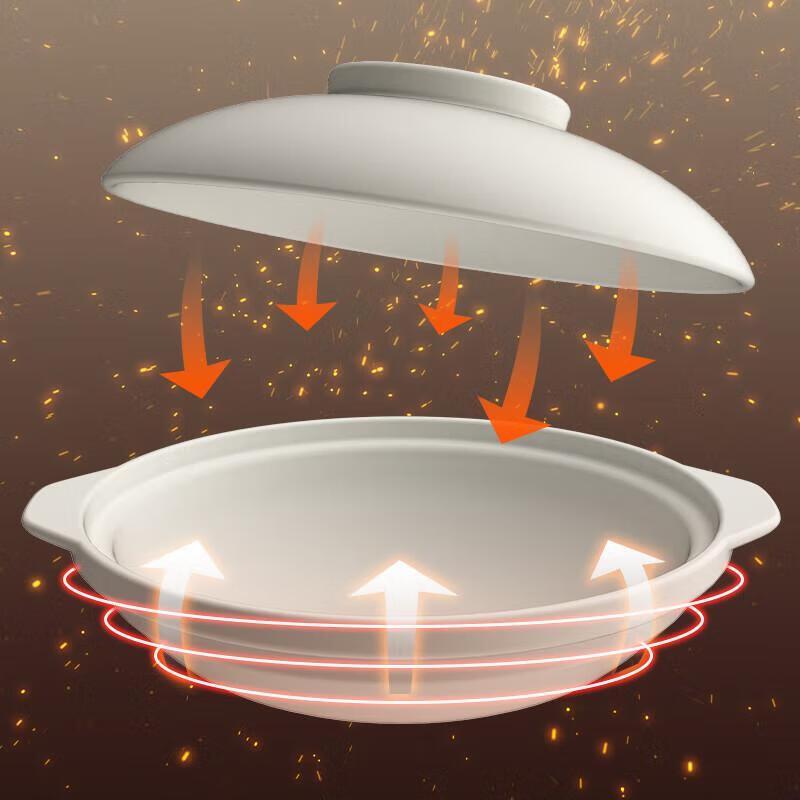 JingJingRS Żaroodporny ceramiczny garnek do zapiekanek