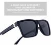 KAJILA 2025 Men's Polarized Retro Square Sunglasses for Driving and Outdoor Sun Protection