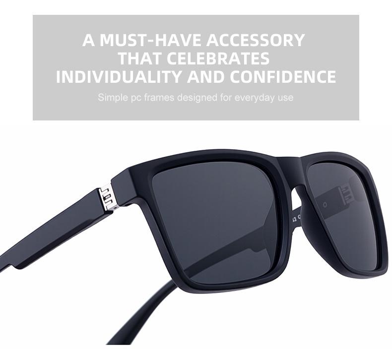 KAJILA 2025 Men's Polarized Retro Square Sunglasses for Driving and Outdoor Sun Protection