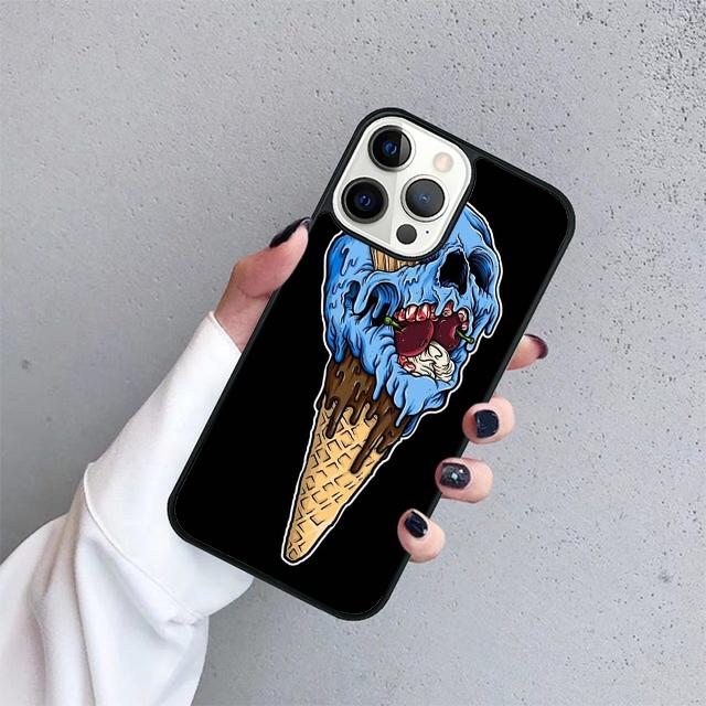 Skull Dracula Vampire Bats Horror Phone Case Cover For iPhone 17 Air 15 16 14 13 12 Pro Max 11 Pro Max Plus Coque