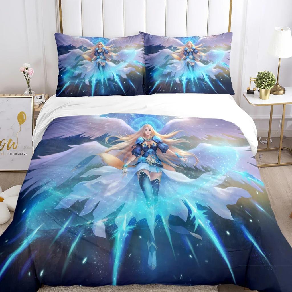 Comforter Angel Warrior Mythical Comforter Bedding Sets Soft And S For Teens Single Double Queen King