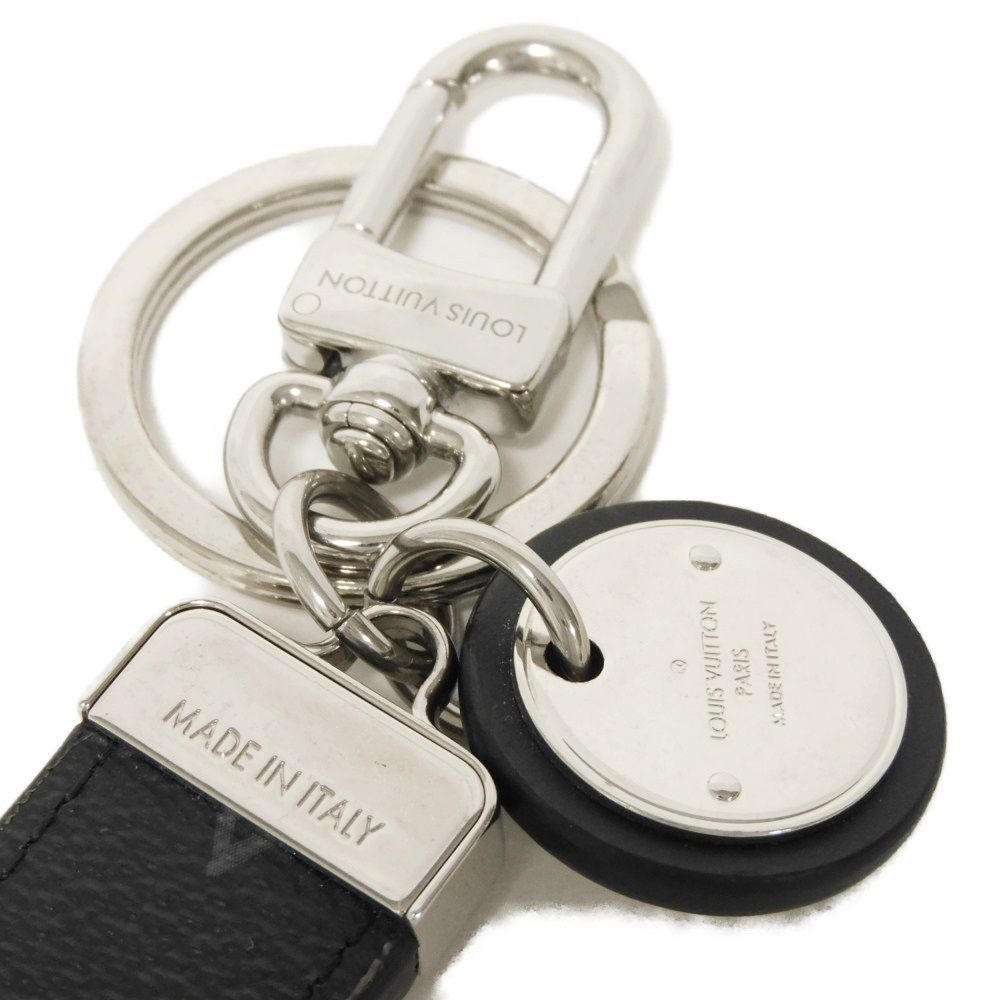 Used 12564 Porto Clé Neo LV Club M69475 7950 LV Circle LV Logo Black Monogram Eclipse Reverse Gray Men's from Japan