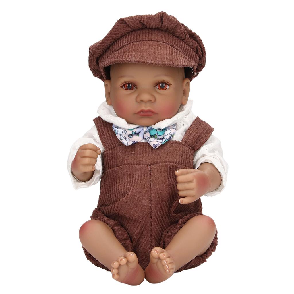 Newborn Infant Doll 10 Inch Children Lovely Lifelike Soft Silicone Girl Baby Doll Role Play Toy