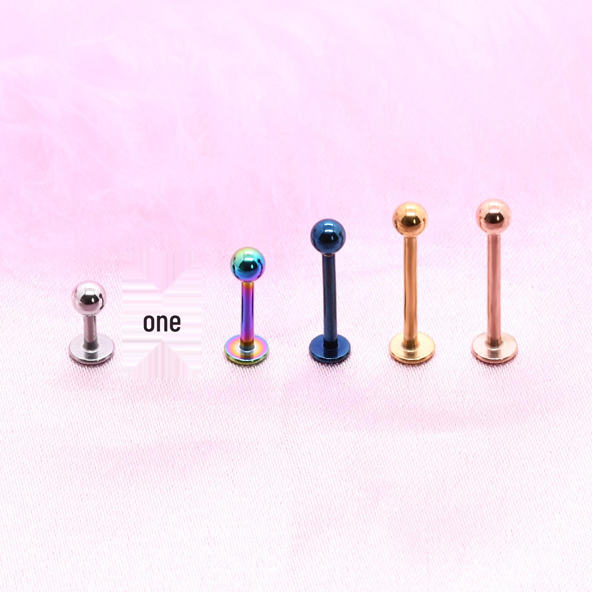 

Stainless Steel Ball Stud Nose, Lip, Tongue & Ear Piercing Jewelry 1.2*6*3