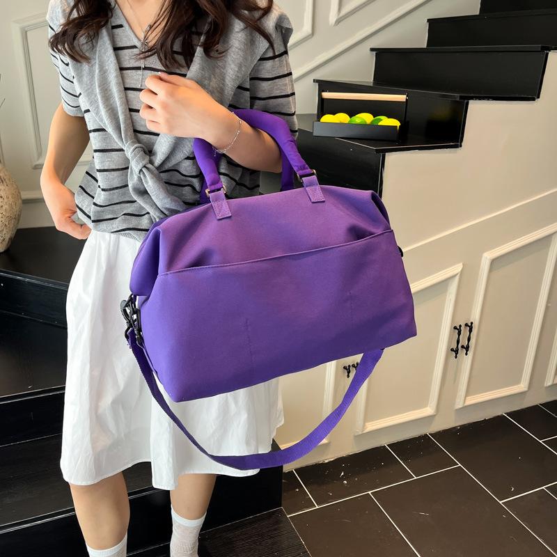 Simple and Stylish Multi-colored Short-distance Travel Bag, and Lightweight for Business Travel, Tie Rod Luggage, Boarding Accommodation Fitness Bag