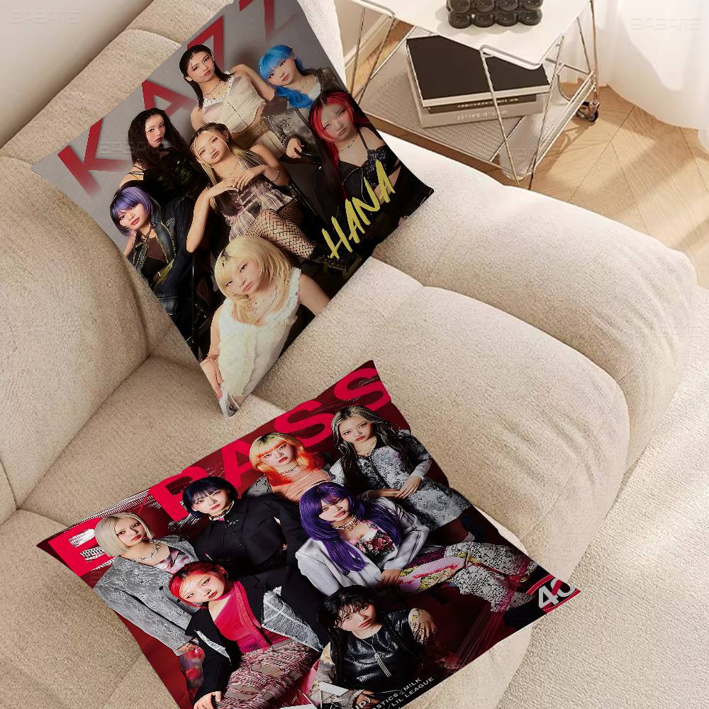 H-Hana Kpop Style Maple Design Cushion Cover Happy Autumn Harvest Decor Holiday Decorati Pillow Cover