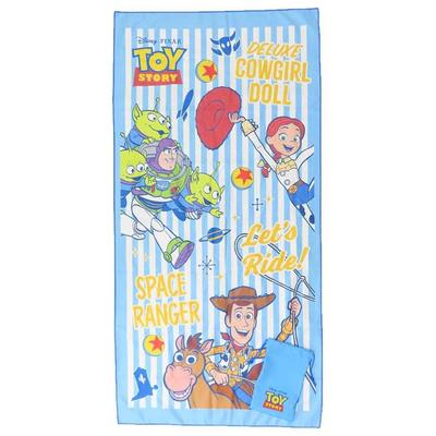 2024 Marushin Disney Toy Leisure Towel with Character Design for Boys and Product 2125024400 Quick-Drying Towel, Story, Quick-Drying, Absorbent,