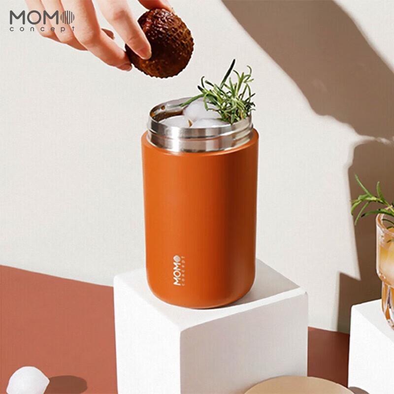 MOMOCONCEPT Portable Pop-Up Lid Insulated Mug