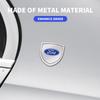 Hot New Metal Shield Sticker Car Trunk Window Side Emblem Decorative Badge Decal For Ford B-Max Cmax Smax KA St Line Galaxy Expl