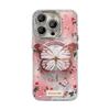 Rose Butterfly Magnetic Snap Bracket Applicable To Apple 16pro Mobile Case 15 Full-inclusive Lens Film 14 Anti-fall 13 Feather Yarn