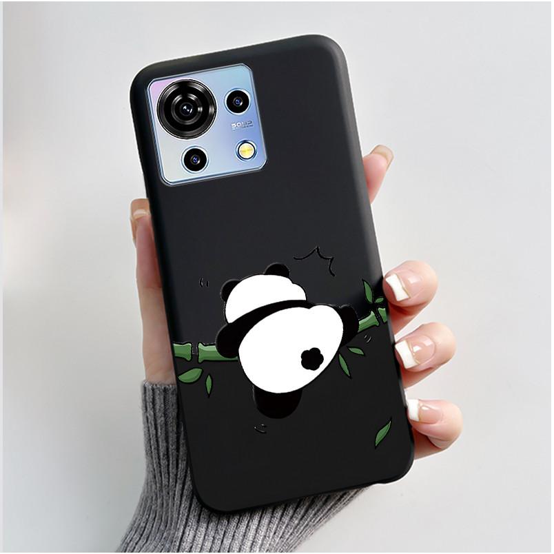 Süße Cartoon Hülle Für ZTE Blade V50 Vita 4G Bedruckte Schale Schutzhülle Weiches Silikon Schwarzes Gehäuse