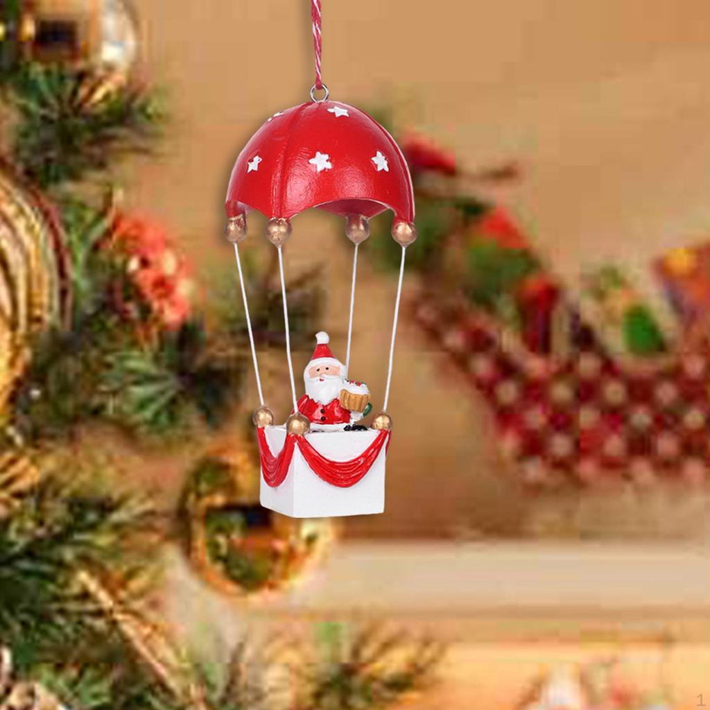 Christmas Statue Resin Sculpture Collectible Crafts Home Decor Ornament for Living Room Desktop