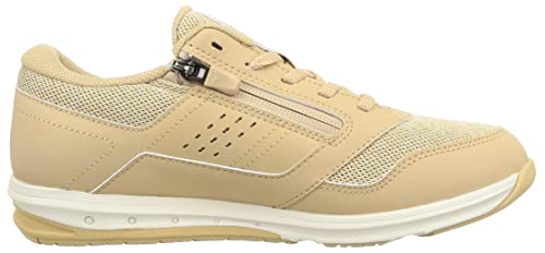 Mizuno YOUDO ME 2 Walking Shoes, Knee-Friendly, Reduces Stress, Comfortable, Beige, Size 24.5 cm, 3E