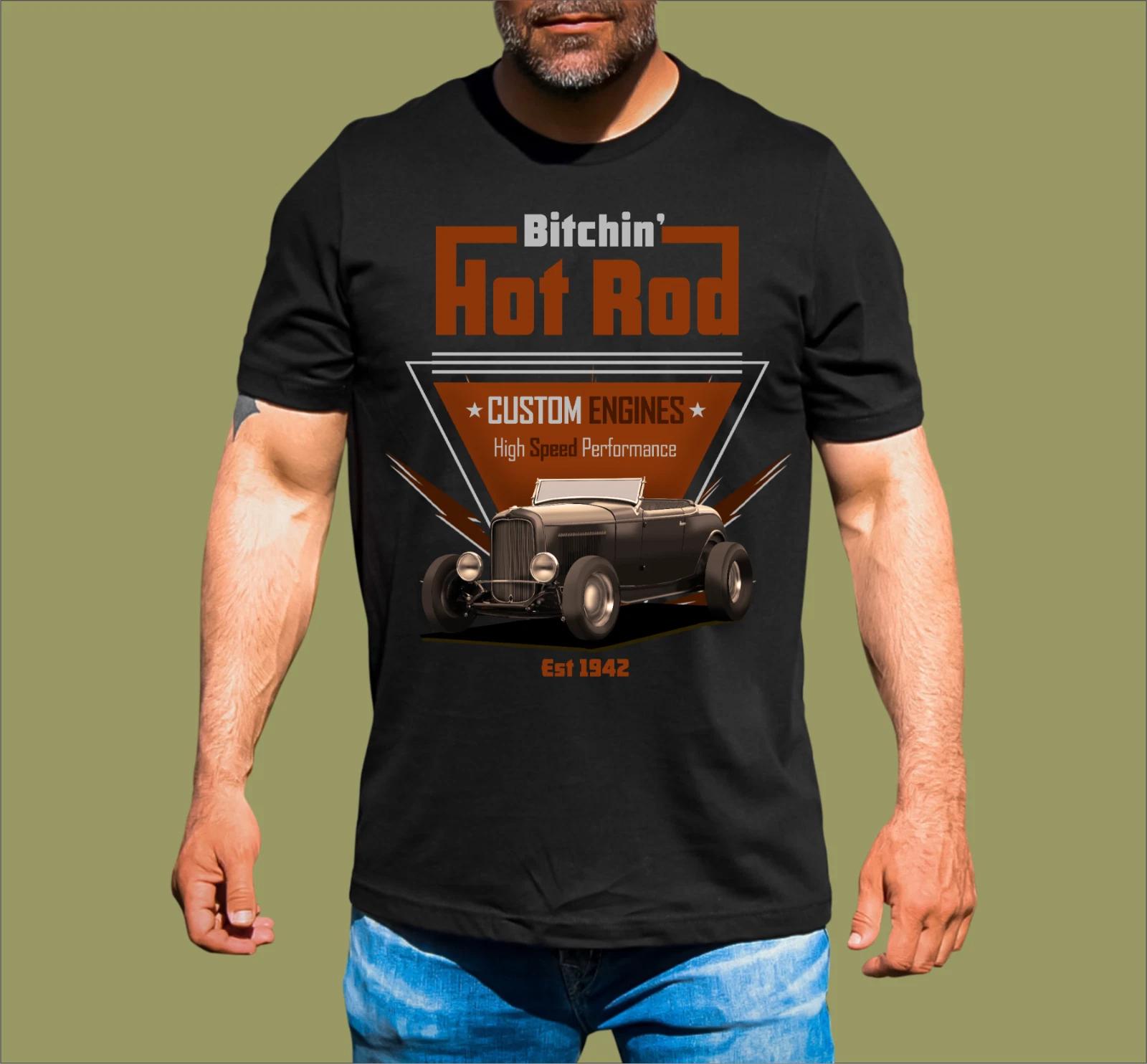 HOT ROD CUSTOM ENGINES T-SHIRT 3XL