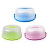 Cake Storage Container with Food-Contact-Grade Plastic, Top Carrying Handle, See-Through Cover and Round Base for Storage