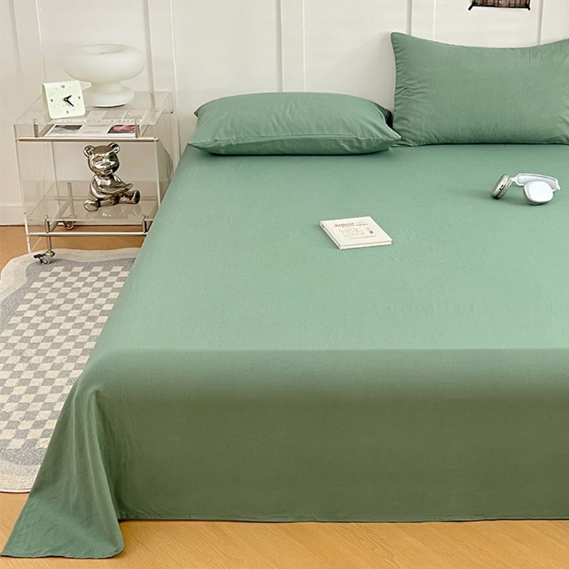 Solid Color Simple Bed Sheet Thickened For Single Double Dorm Home