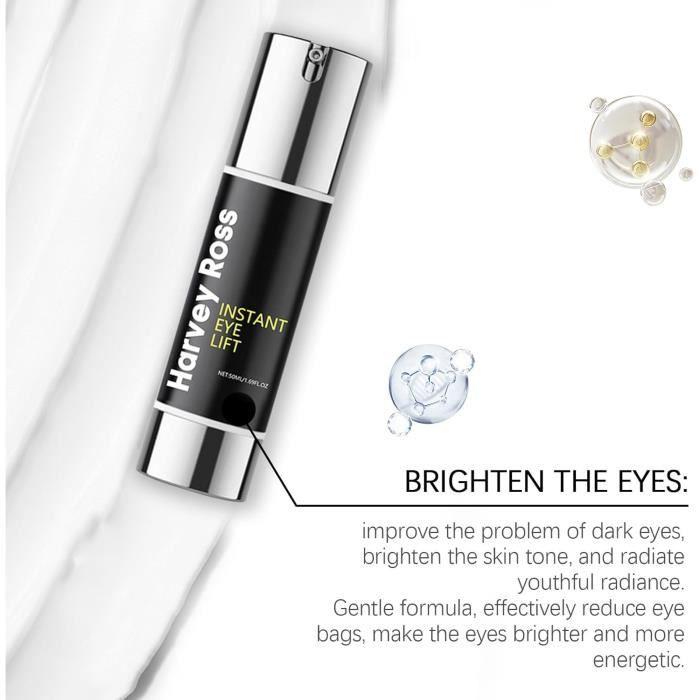 Crème pour les yeux Harvey Ross Instant Lift+ - Réduit les cernes et les poches - 50ml
