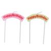 Ins Style Arch Letters Happy Birthday Candle Party Arch Banner Happy Birthday Candle