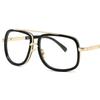 Mens Womens Double Bridge Luxury Driving Sunglasses Fashion Metal Frame UV Protection Sun Glasses for Travel Casual