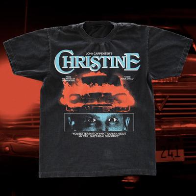 T-shirt Christine John Carpenter Film d'horreur Classique culte T-shirt teint en pièce T-shirt unisexe