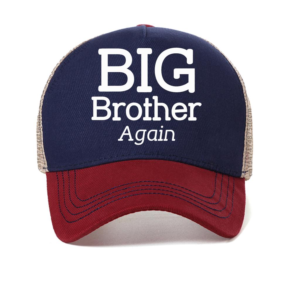 Big Brother Again! cap Design Outdoor Adventures Baseball Cap fashion casual unisex adjustable trucker hat Breathable sun hat
