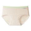 Damen Mode Frühling und Herbst Farbkollision Reine Baumwolle Taillenverlängerung Antibakterielles Schrittdreieck Slips