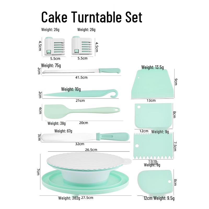 Cake Decorating Turntable Set