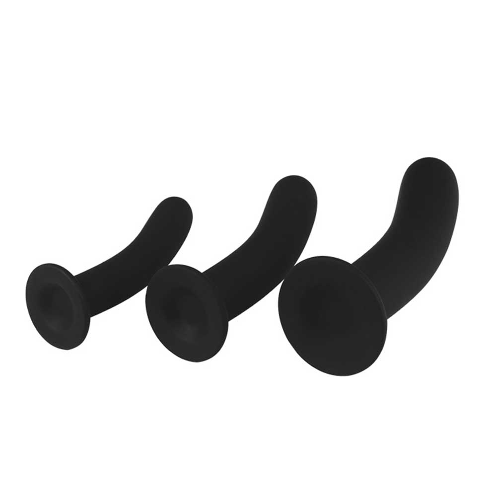 Silicone Butt Plug Dildo with Suction Cup Base Vaginal G-spot Anal Plug Sex Toys for Adults