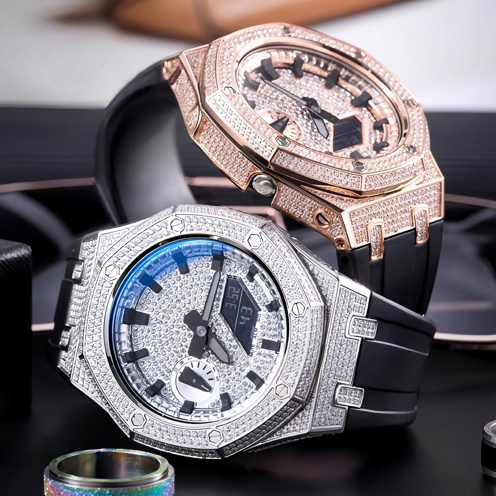 GA2100 GA2110 Hvězdná obloha Diamantový ciferník Pro Casio Farmer's Oak Řada GA-2100 2110 B2100 Modifikace Náhradní pouzdro Sada řemínků
