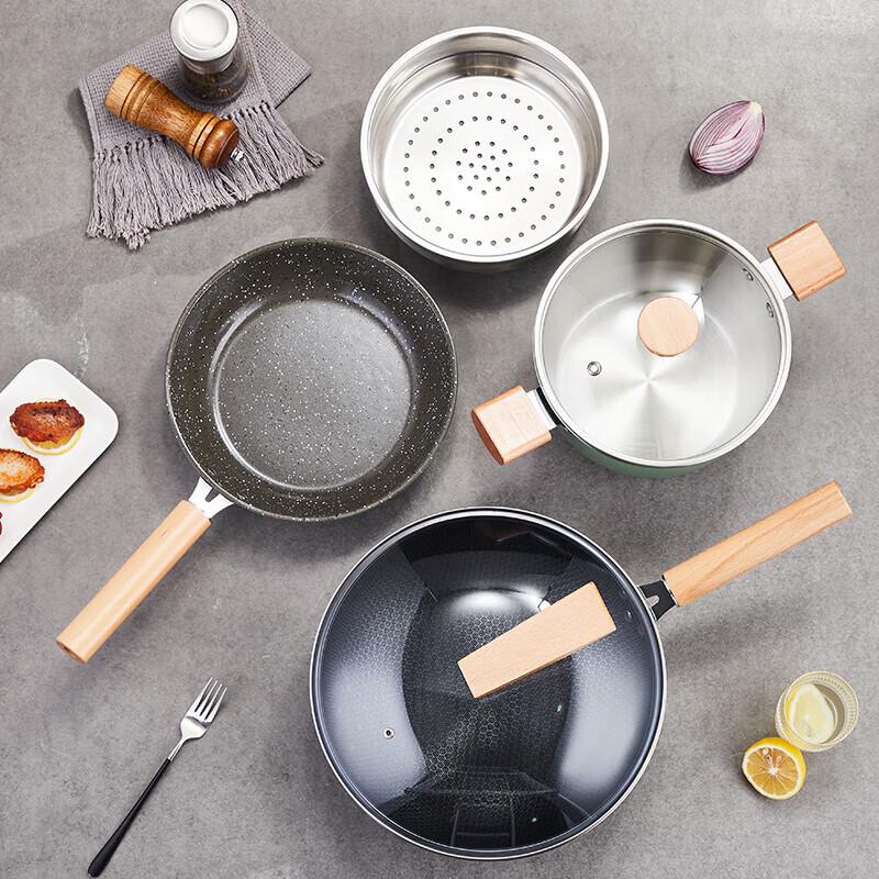 Yibo YP-9058 Morandi 3-Piece Cookware Set