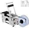 Semi-Automatic Round Labeling Machine, 20-50pcs/min, Electric Bottle Label Applicator for Round Bottles, Round Bottle Labeler Suitable for Bottle