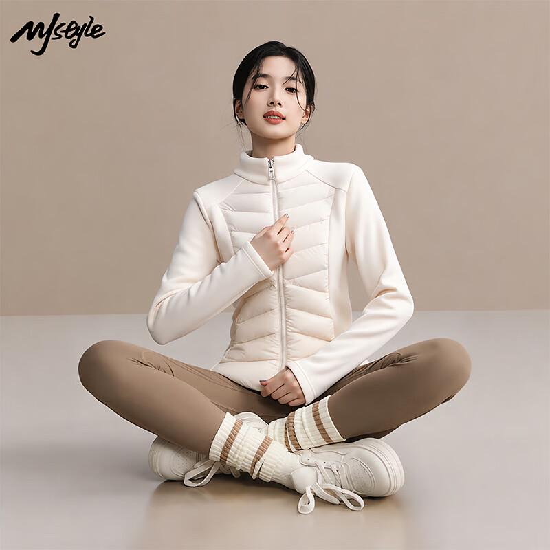 MJ STYLE Women's Slim Fit Stand Collar Fleece Jacket