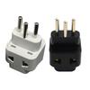 Switzerland Outlet Converters Double Outlet 10A 250V Compactly Power Adapter for Switzerland Socket, Travel, and Temporary Stays