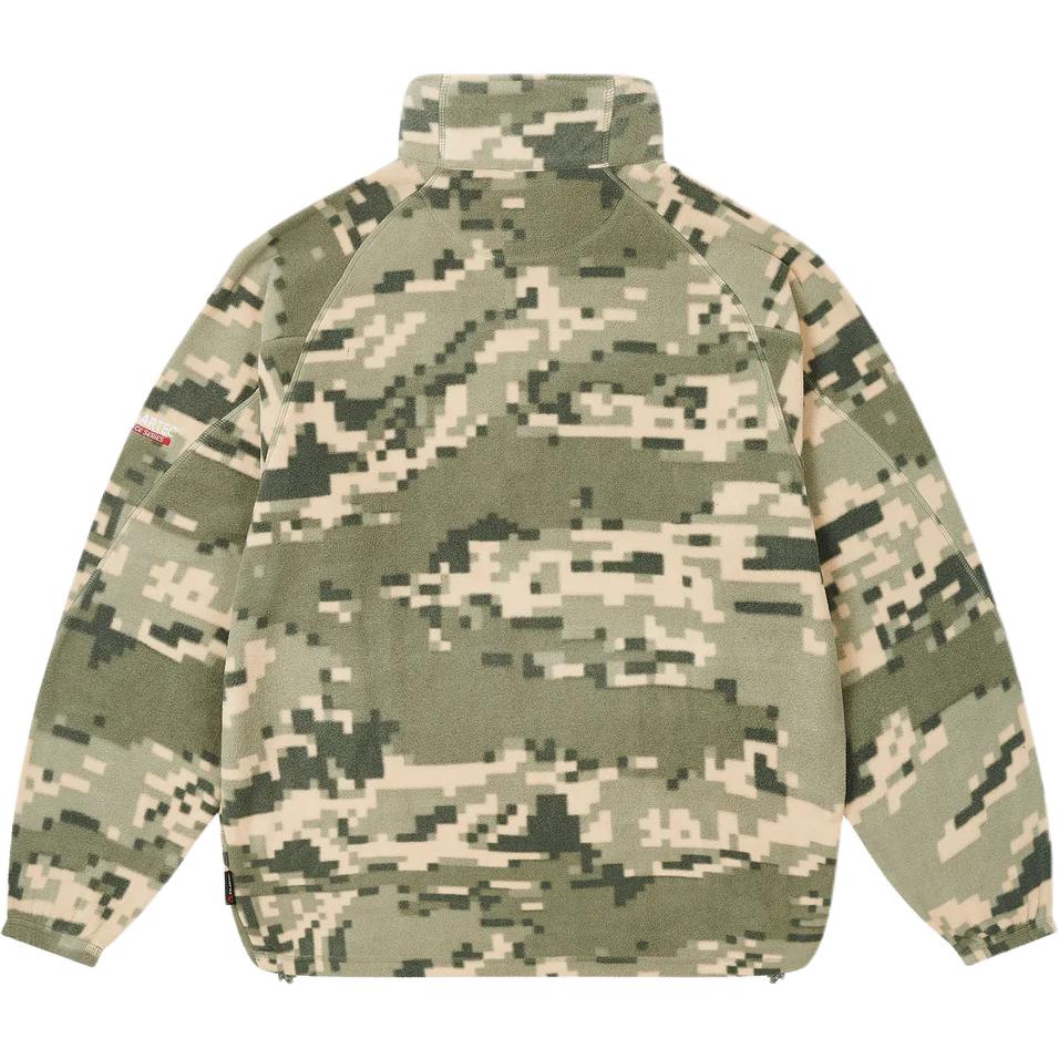 Palace Polartec 1/2 Zip Jacket Tiger Digi Camo Men Outerwear Orange P27CS157