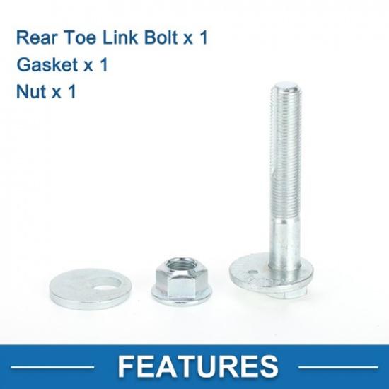 Pack of 1 Camber Alignment Bolt with Nut Gasket  For Mitsubishi Lancer 2006