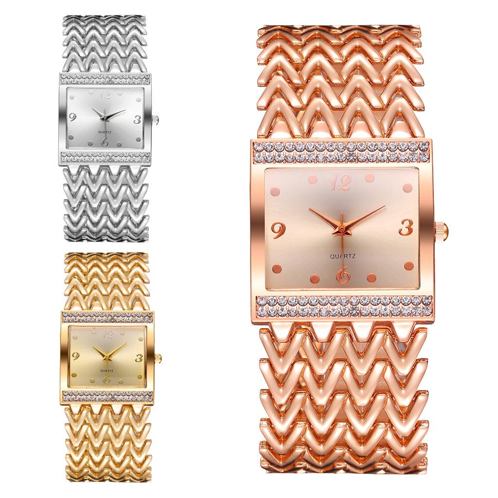 Hi Fashion Ceas de lux Ceas de cuarț pentru femei Ceas de damă rezistent la apă Ceasuri de mână pentru femei