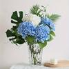 3D Latex Artificial Hydrangea Branches Big Hydrangea Flower Real Touch Artificial Flowers Home Table Office Wedding Decoration
