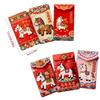 Chinese Style 2026 Red Envelopes Cartoon Money Bag Gift Bag Red Packet  Spring Festival