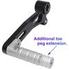 Shift Lever, Motorcycle Gear Shifter Lever Mounting Kit with Screw Rod Fit for YZF-R25/ YZF-R3/ MT-25/ MT-3 Adjustable Gear Shifter